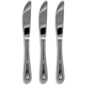 table knife 3-Piece Stainless Steel Table Knife Set